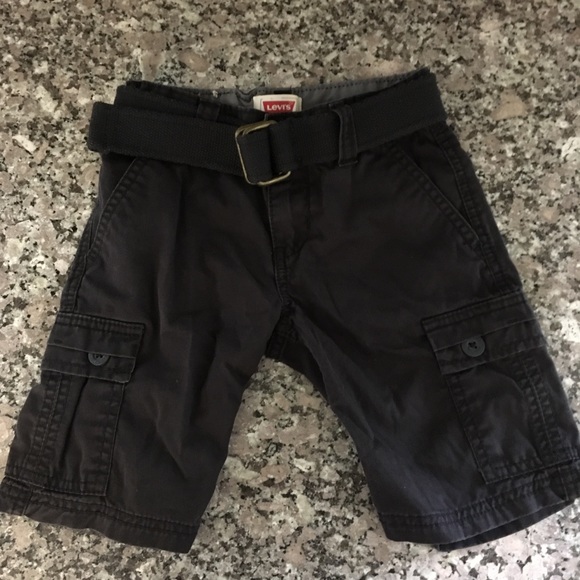 Toddler belted adjustable cargo short